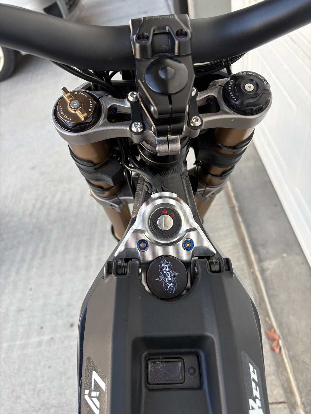 Titanium Surron Ignition Cover Bolt Kit