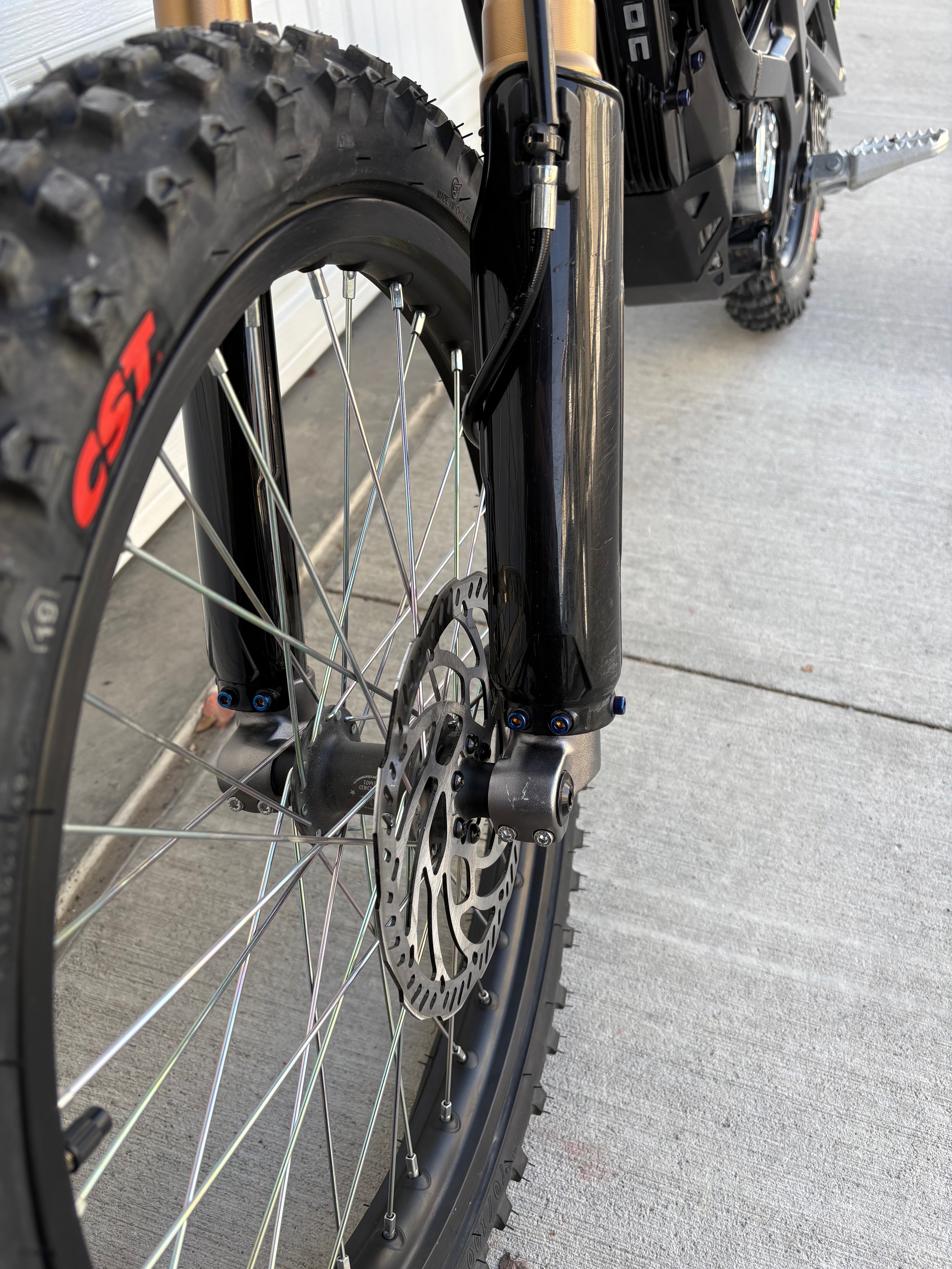 Titanium Bolt Kit for Surron LBX Fork Guard Cover