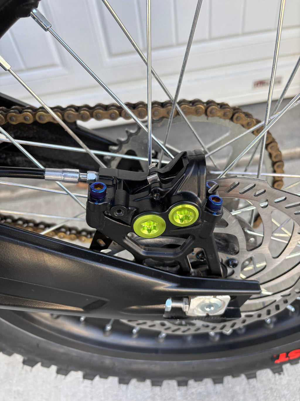 Brake Caliper Titanium Bolt Kit