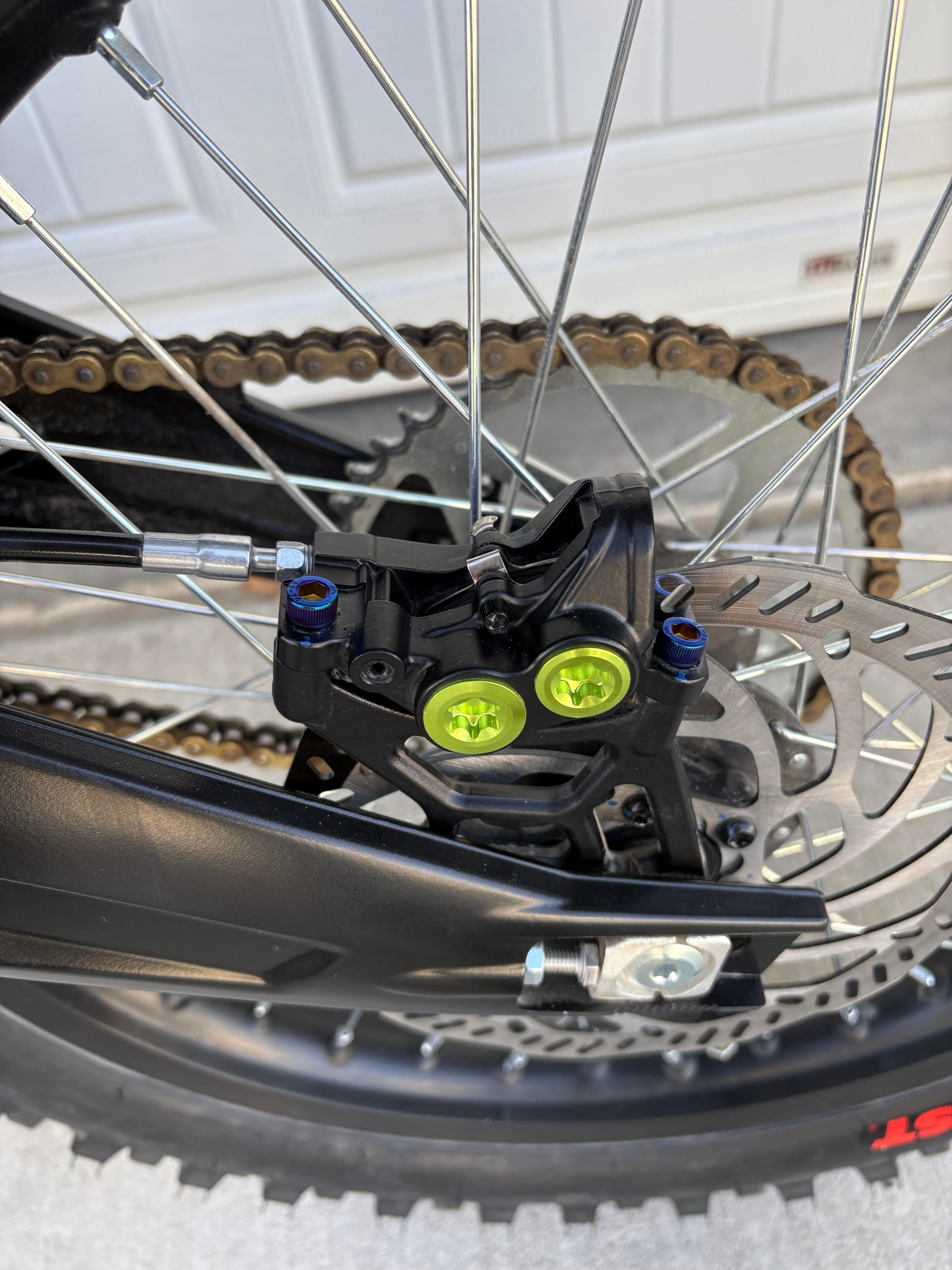 Brake Caliper Titanium Bolt Kit