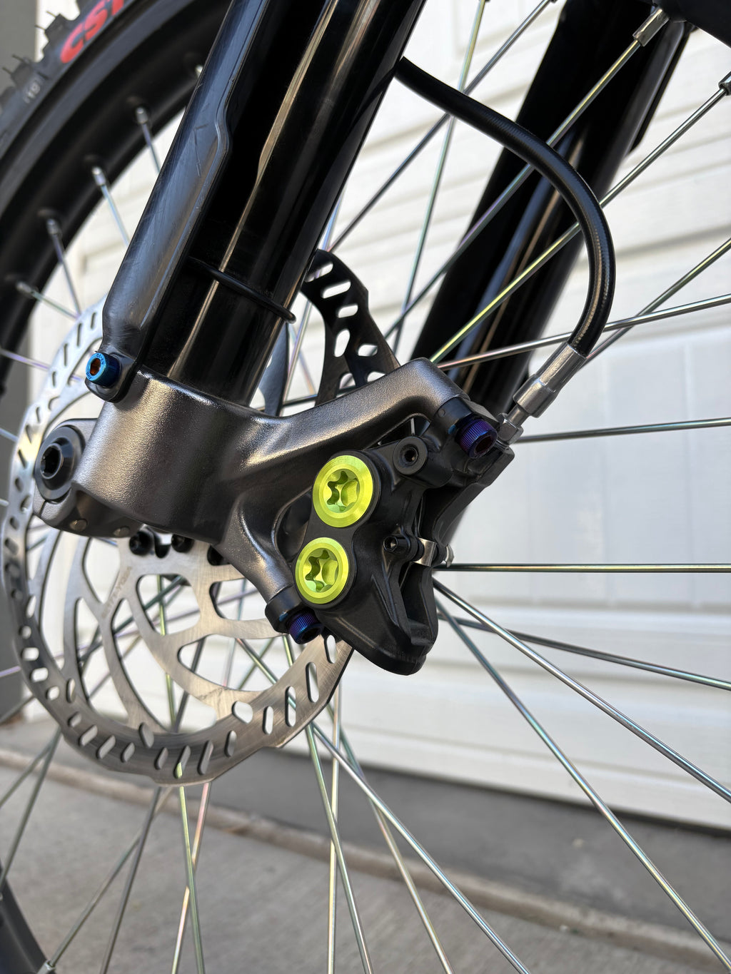 Brake Caliper Titanium Bolt Kit