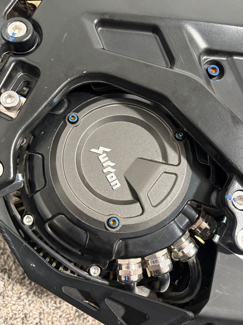 Motor Cover Titanium Bolt Kit