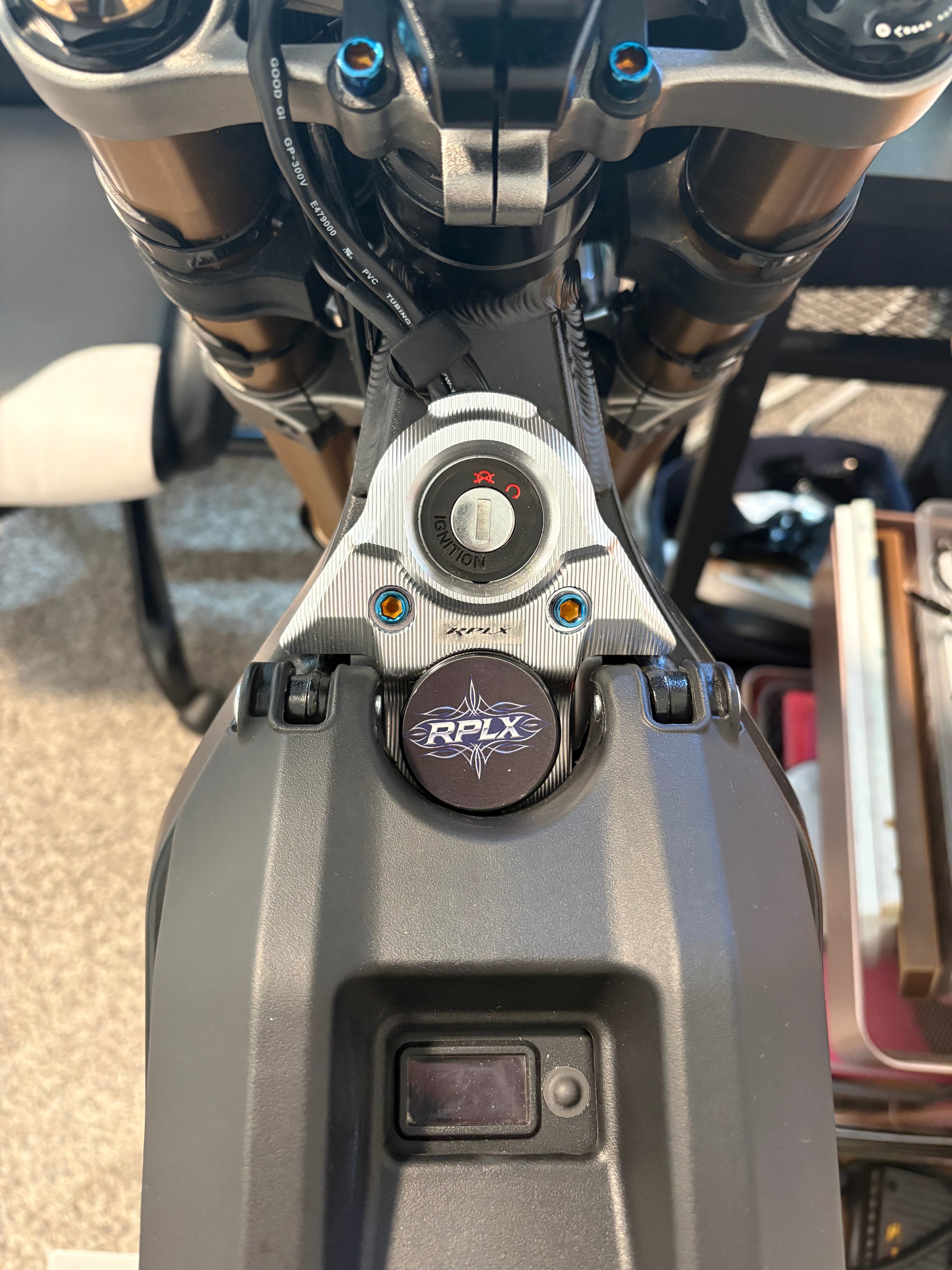 Titanium Surron Ignition Cover Bolt Kit